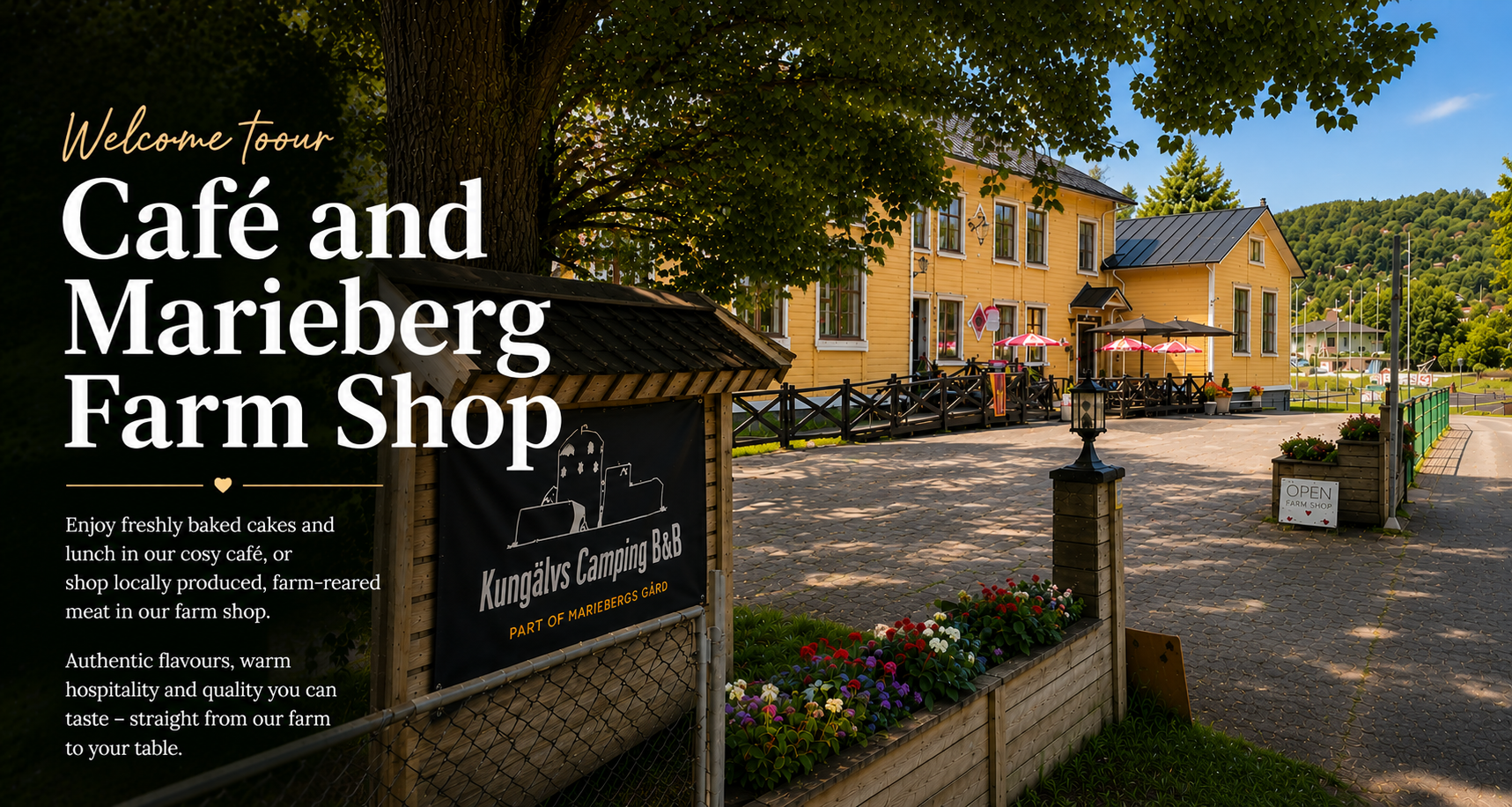 Mariebergs Gårdsbutik och Café i Kungälv