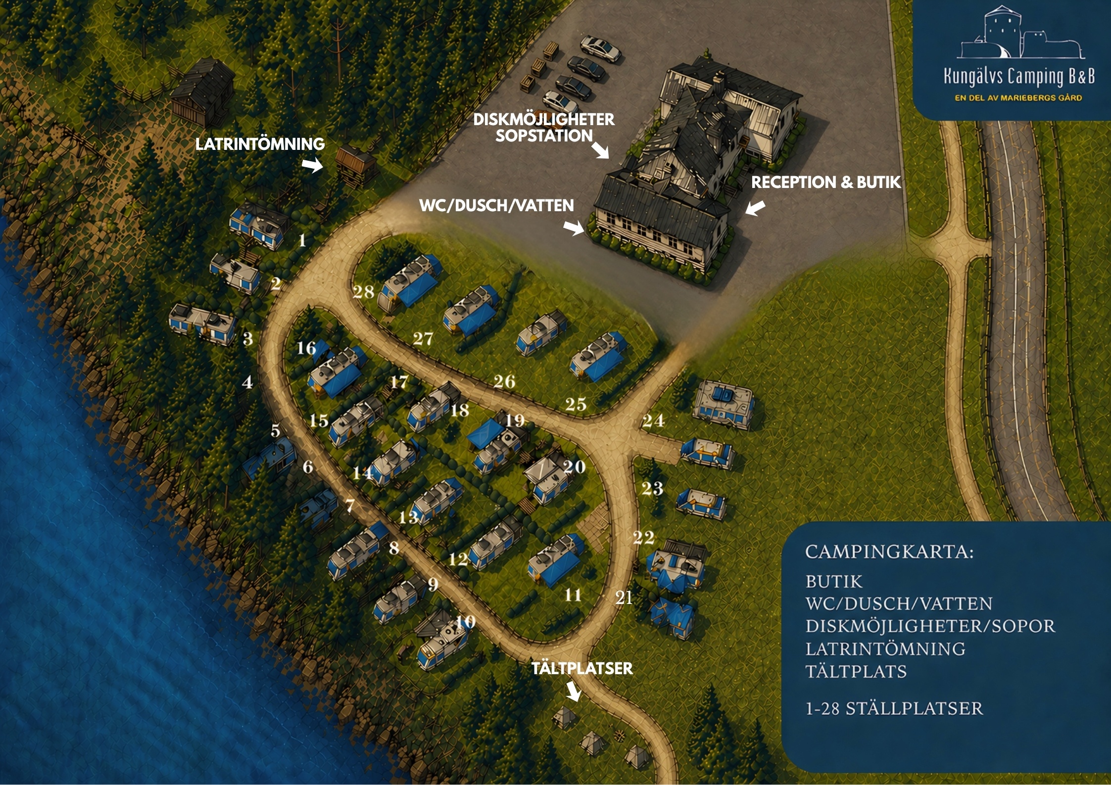 Camping nära Göteborg